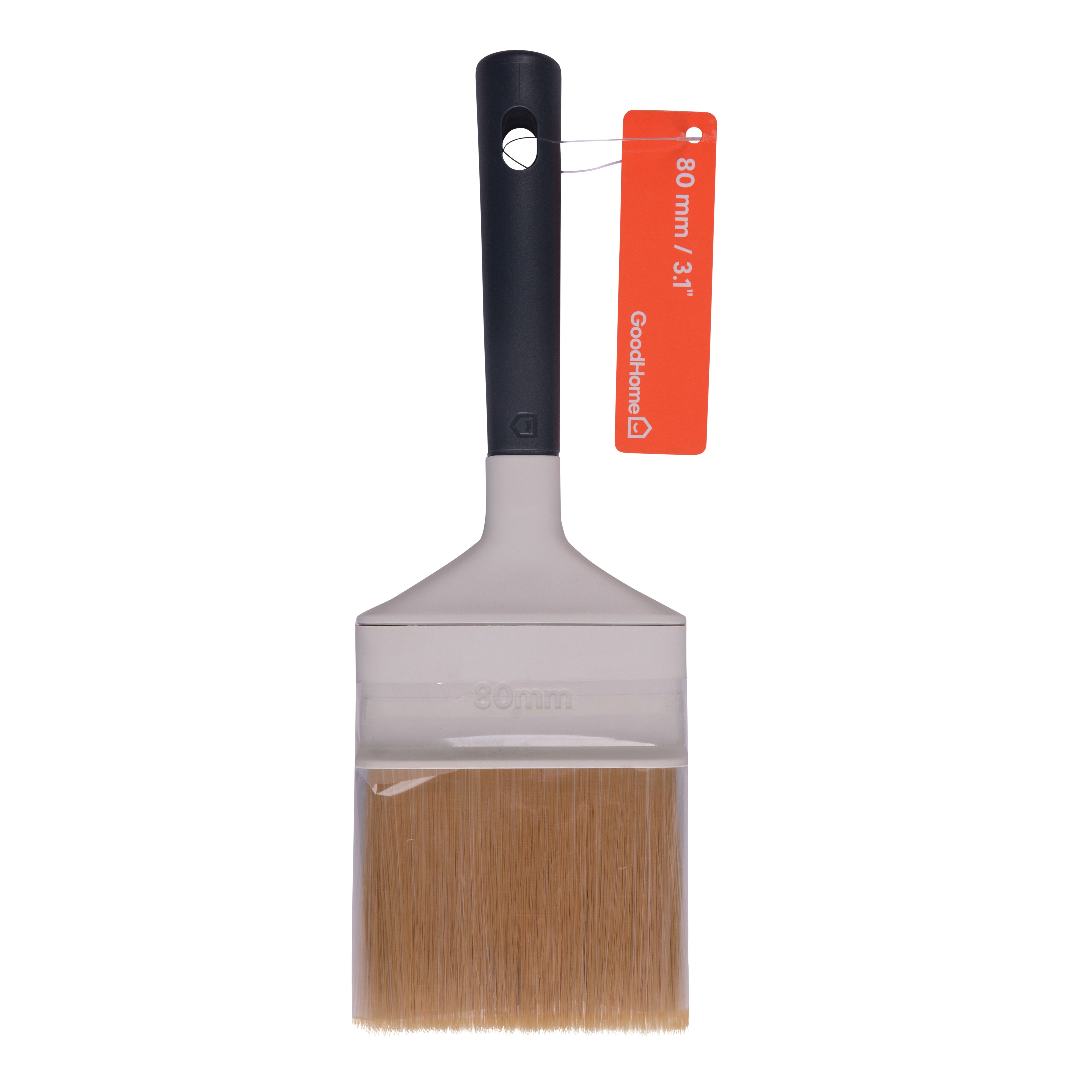 GoodHome 3" Fine filament tip Flat paint brush - 3