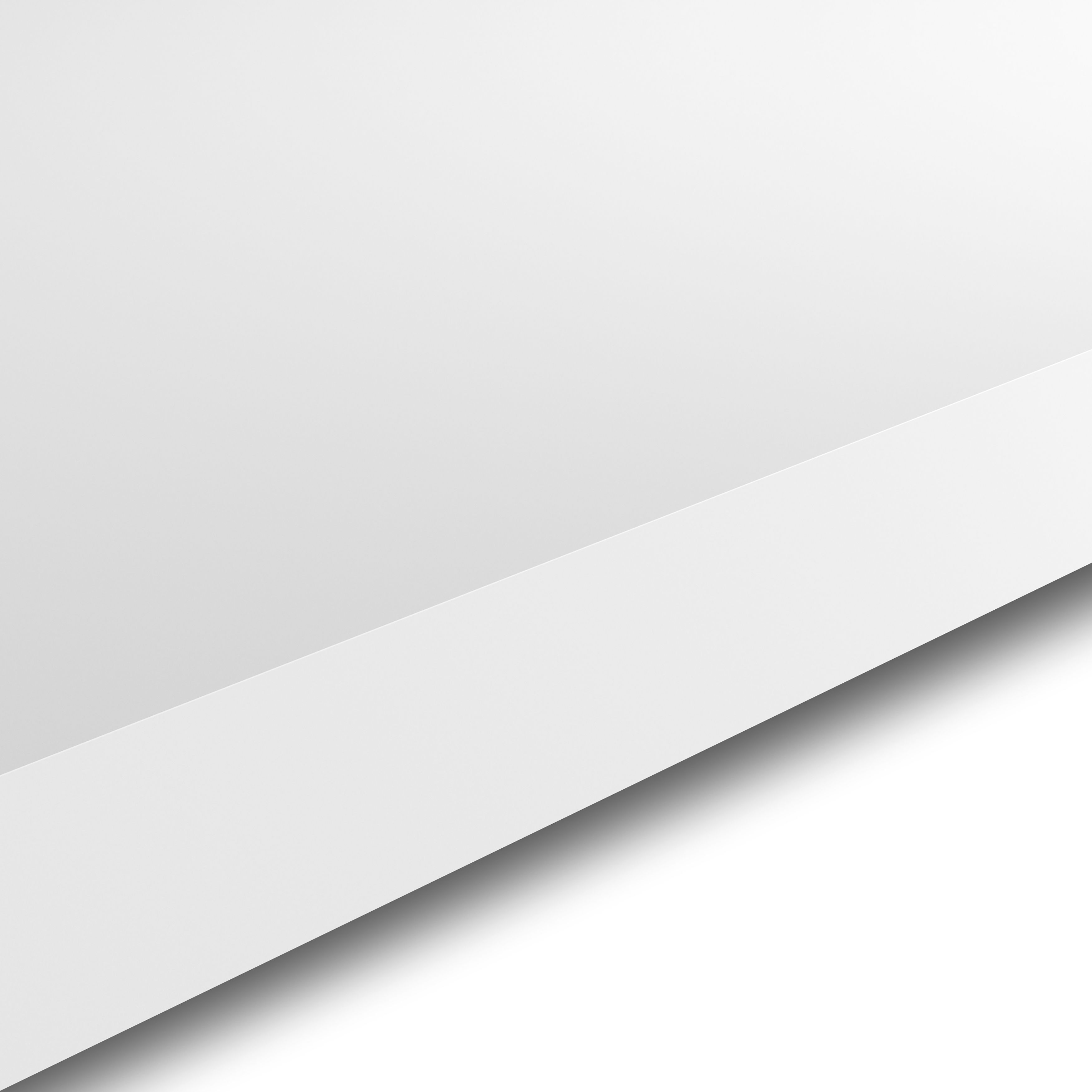 GoodHome 38mm Berberis Satin White Laminate & particle board 