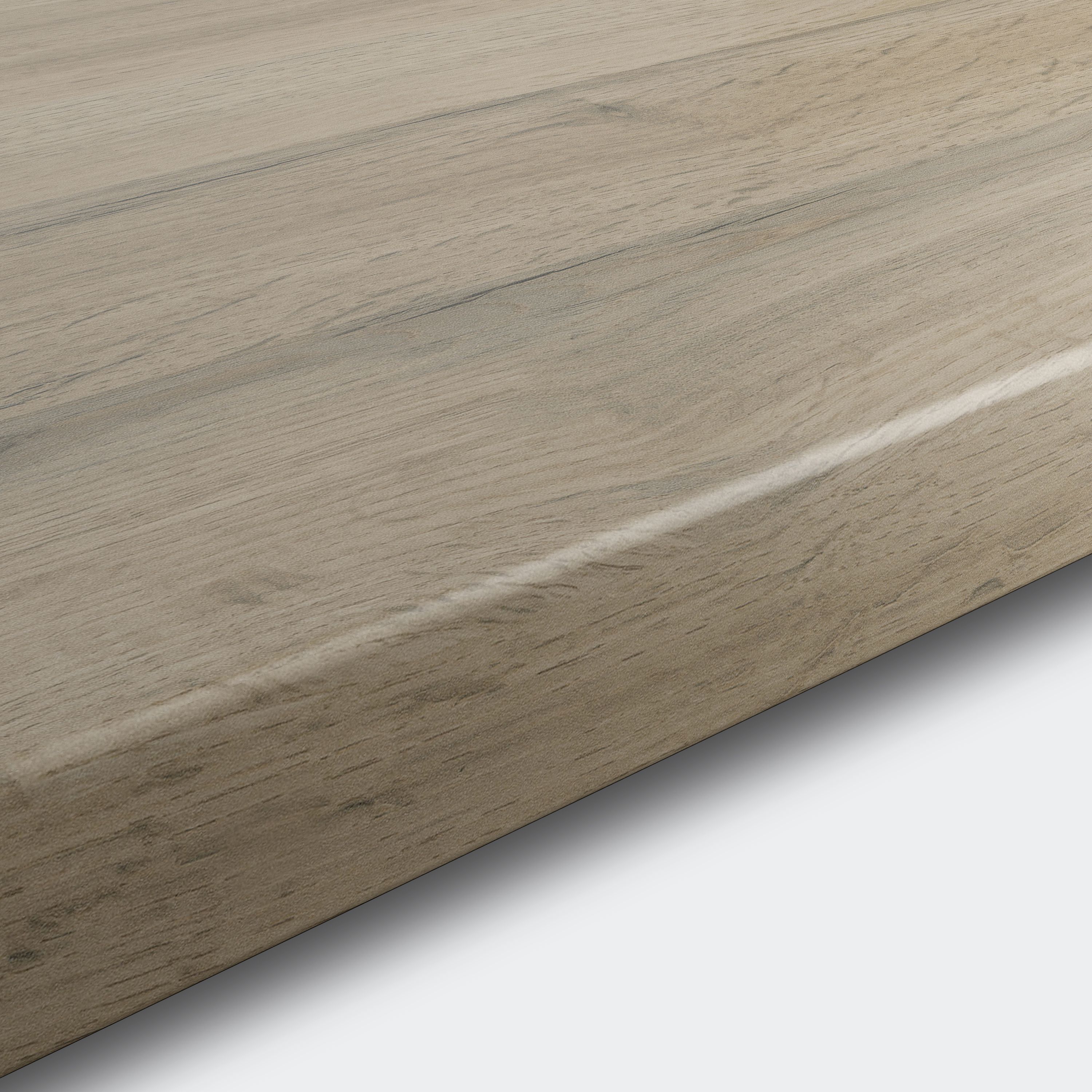 GoodHome 38mm Kabsa Matt Wood effect Laminate & particle board Post-formed Kitchen Worktop, (L)3000mm