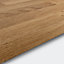 GoodHome 38mm Kala Matt Honey Wood effect Chipboard & laminate Square edge Kitchen Breakfast bar, (L)2000mm