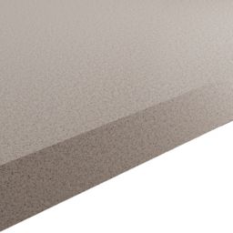 GoodHome 38mm Kala Matt Light Quartz Stone effect Laminate & particle board Square edge Kitchen Worktop, (L)3000mm
