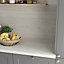 GoodHome 38mm Kala Matt White Oak effect Laminate & particle board Square edge Kitchen Worktop, (L)3000mm