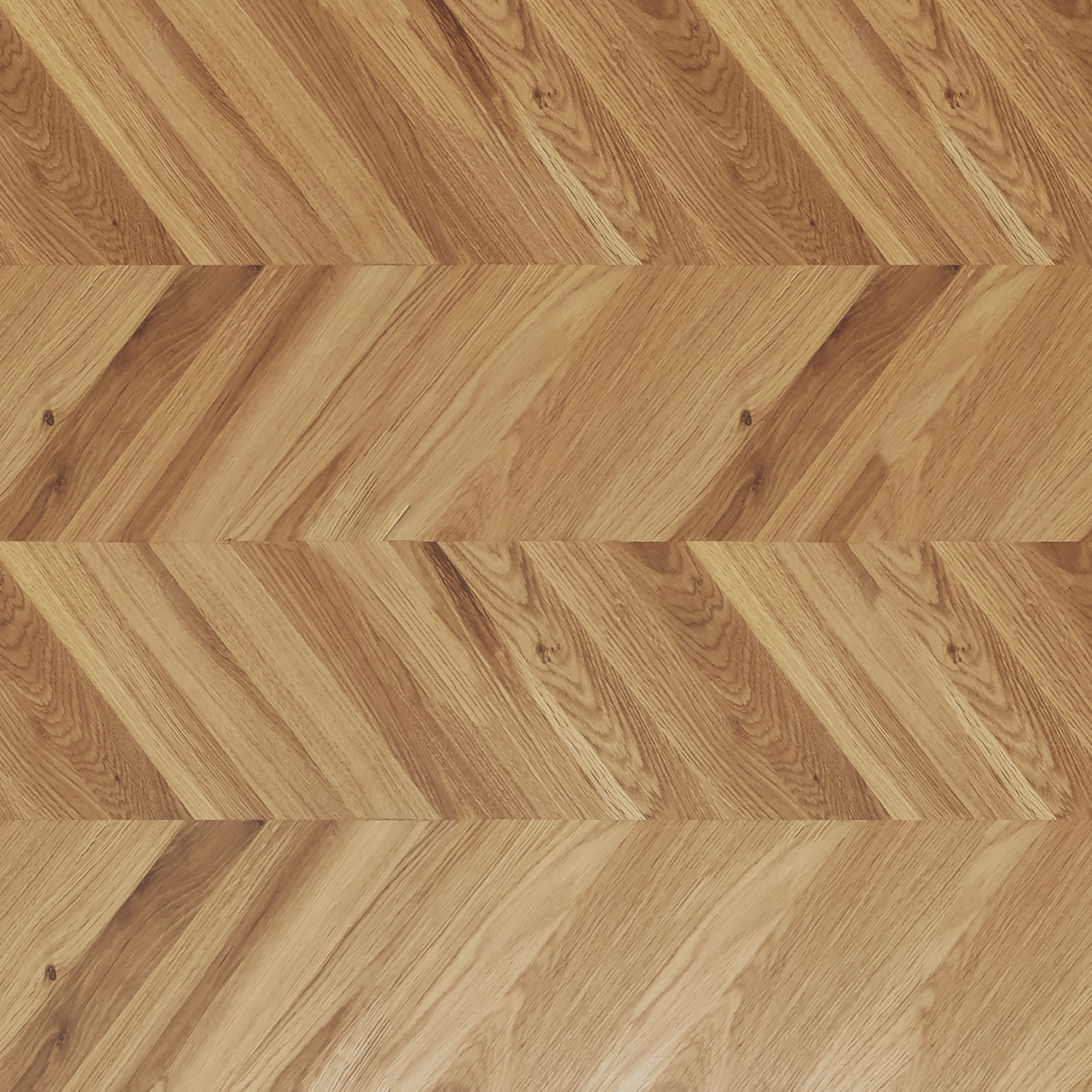 GoodHome 38mm Orin Satin Chevron oak Veneered Chamfered Kitchen Breakfast bar, (L)2000mm