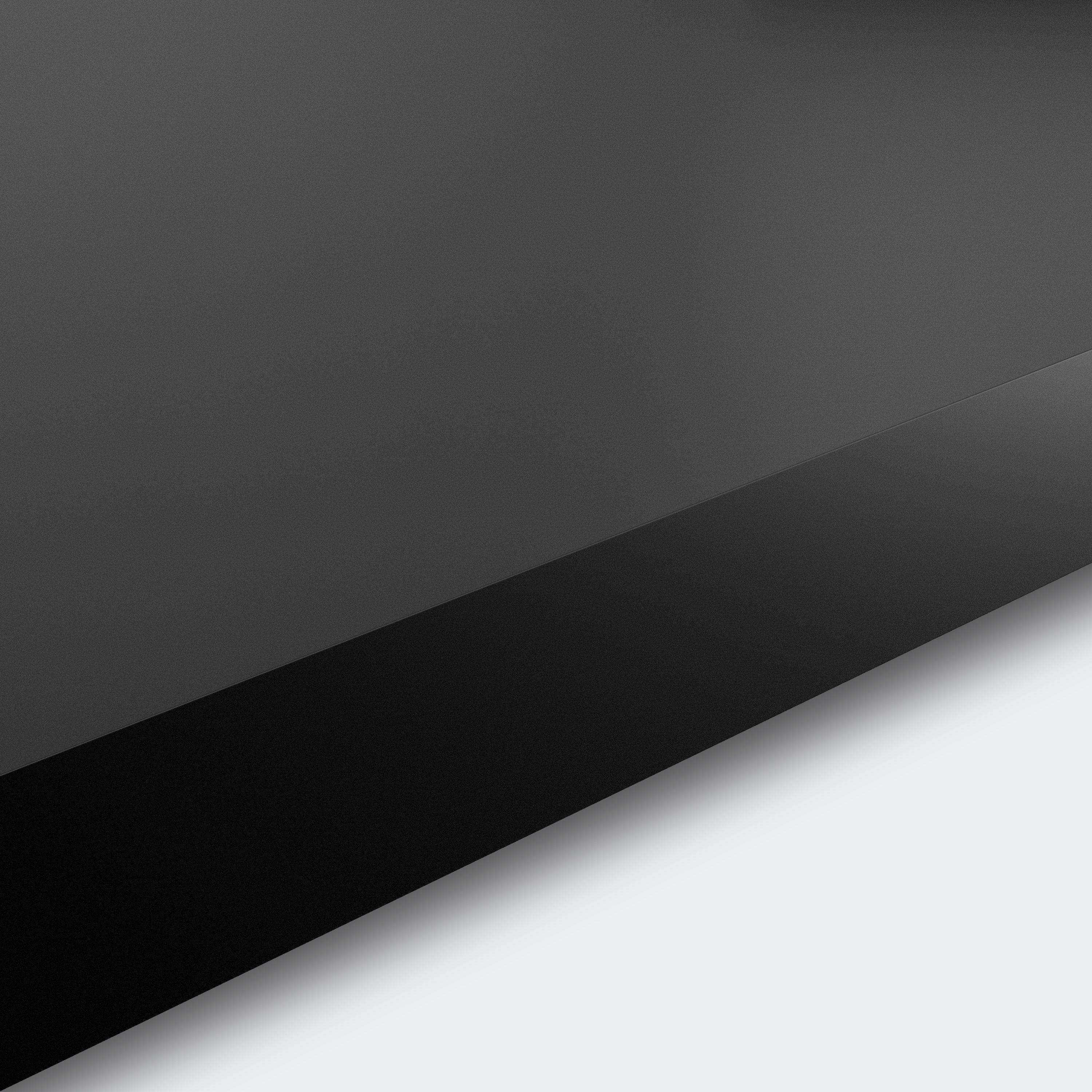 GoodHome 38mm Super matt Black Chipboard & laminate Square edge Kitchen