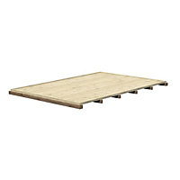 GoodHome 4.9x4.9 Timber Shed base