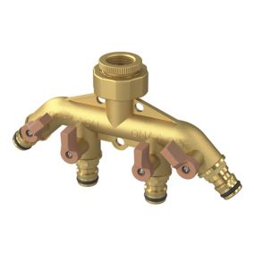 GoodHome 4-way hose pipe connector