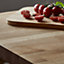 GoodHome 40mm Matt Natural Wood effect Solid oak Square edge Kitchen Worktop, (L)3000mm