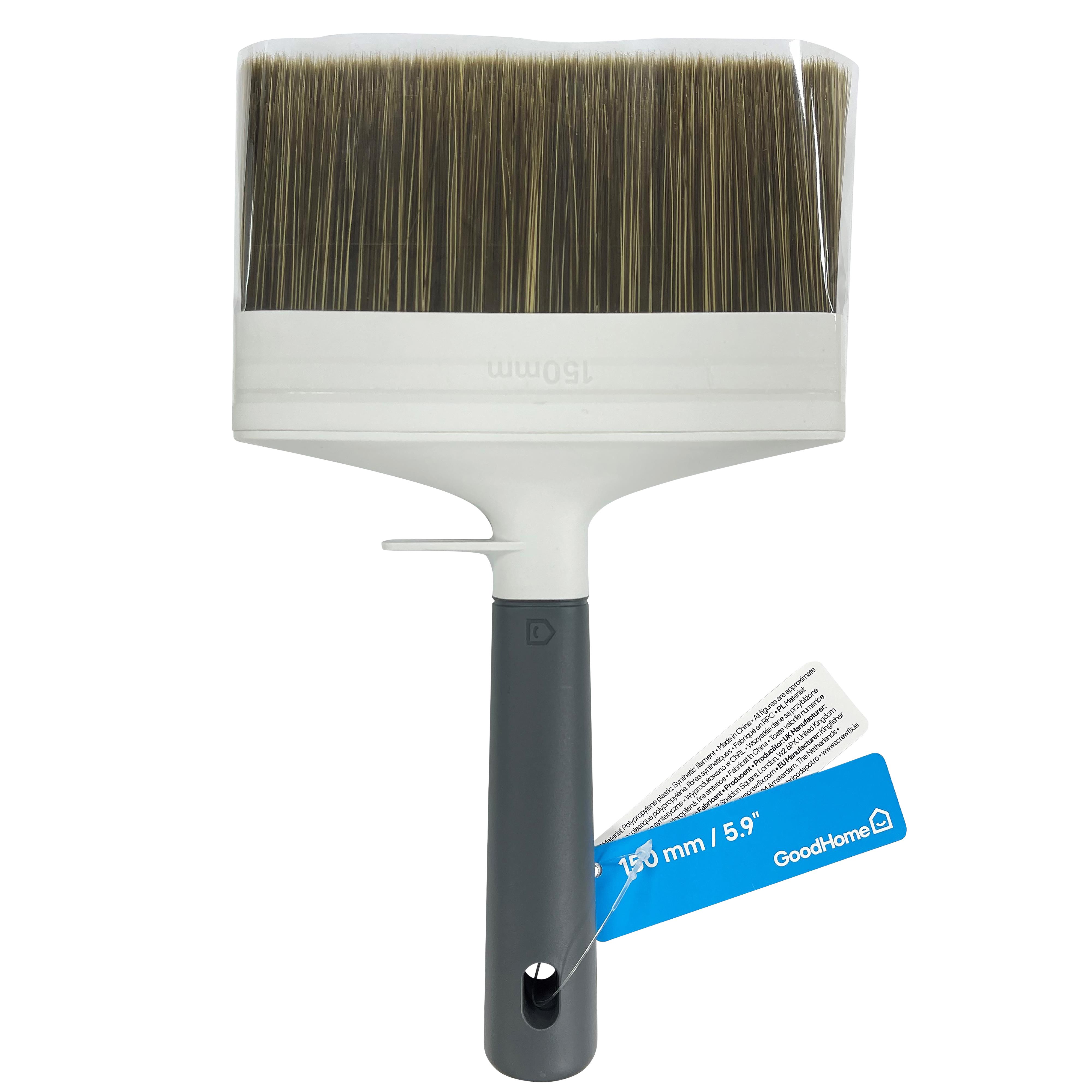 GoodHome 6" Exterior Shed, fence, decking & masonry Block paint brush