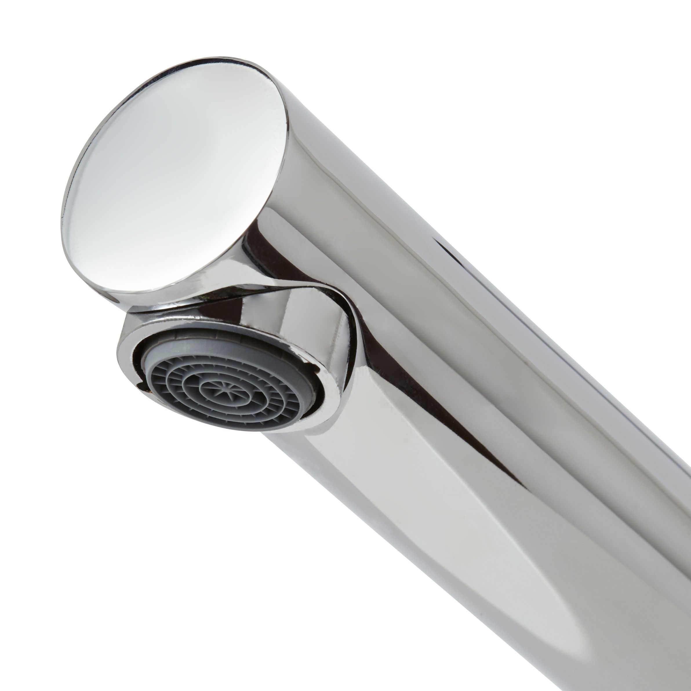 GoodHome Abruzzo Chrome effect Kitchen Pull-out Tap