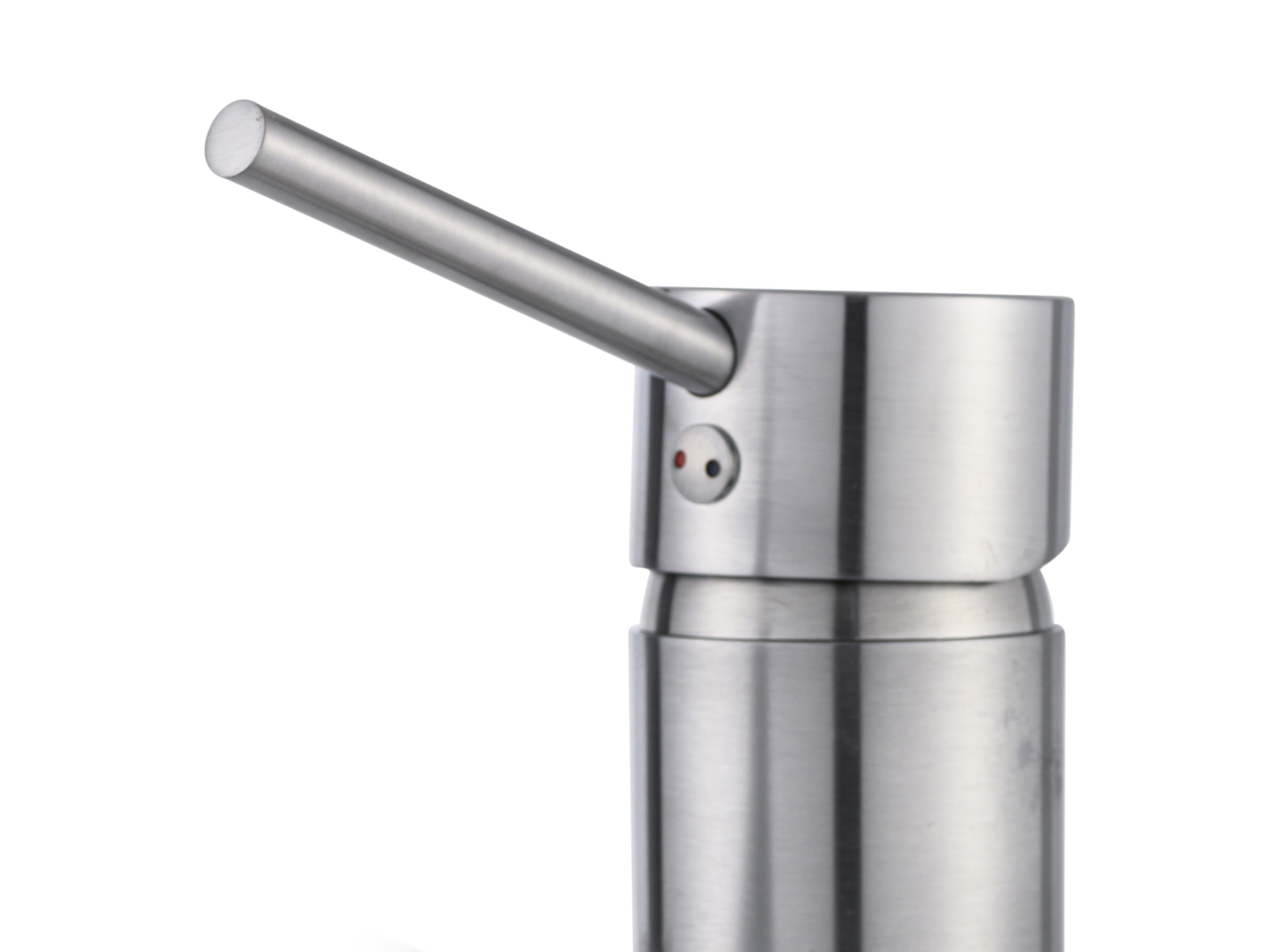 GoodHome Abruzzo Stainless steel effect Kitchen Pull-out Tap