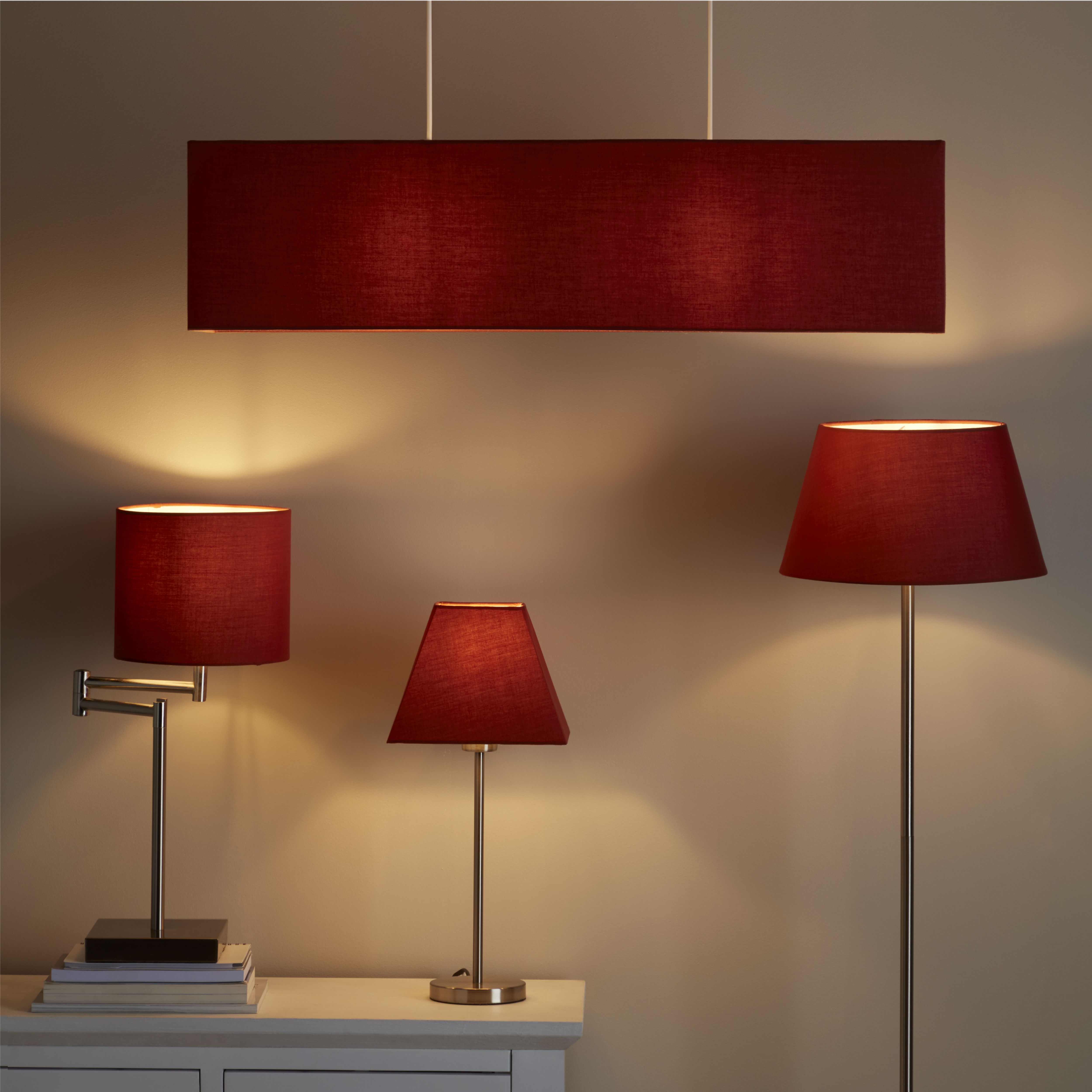 GoodHome Adjalin Grey Pendant ceiling light, (Dia)90mm