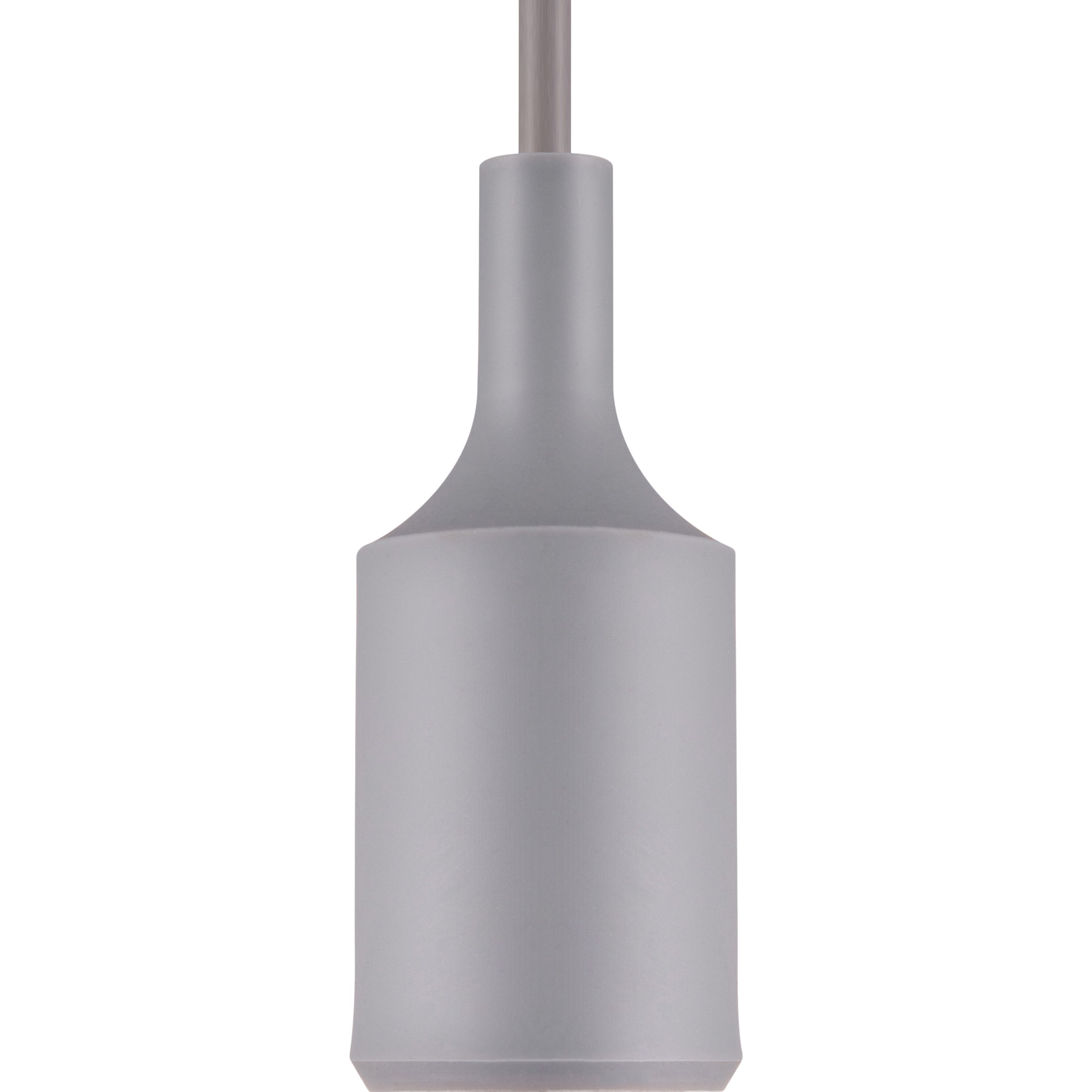 GoodHome Adjalin Grey Pendant ceiling light, (Dia)90mm