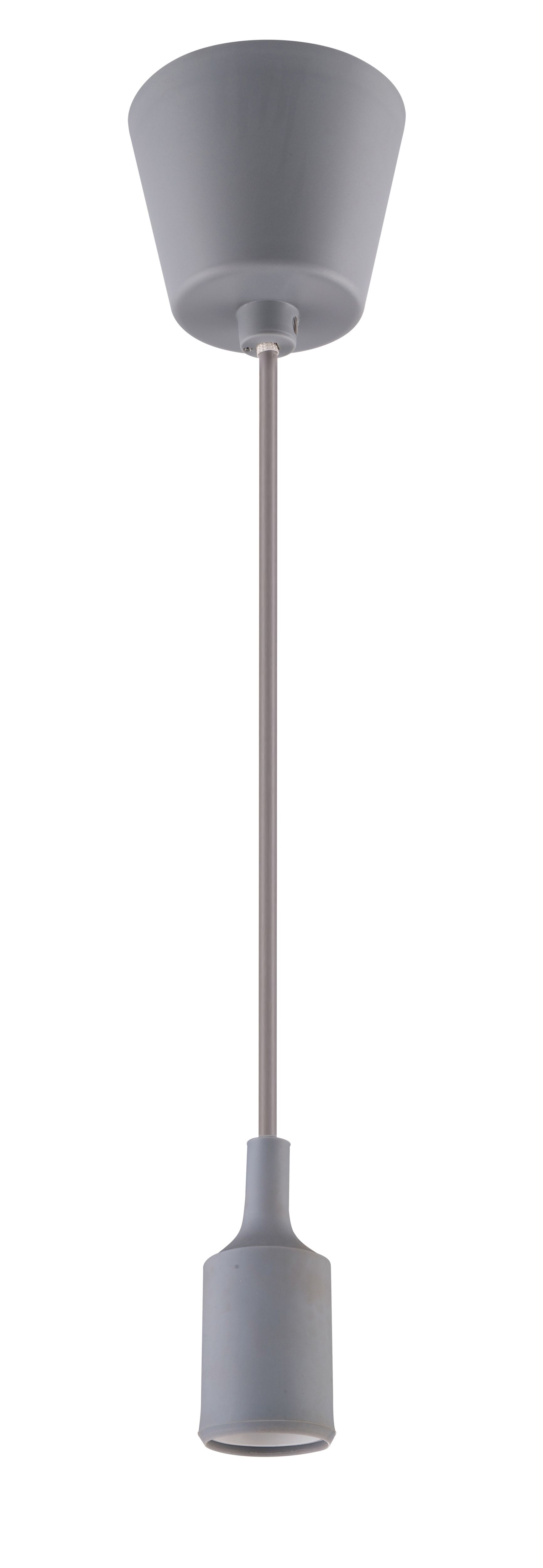 GoodHome Adjalin Grey Pendant ceiling light, (Dia)90mm