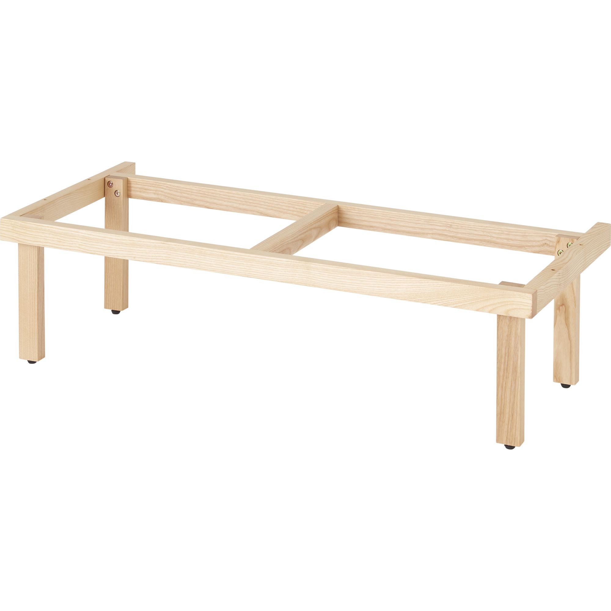 GoodHome Adriska Natural Ash Vanity unit feet (H)260mm (W)1000mm