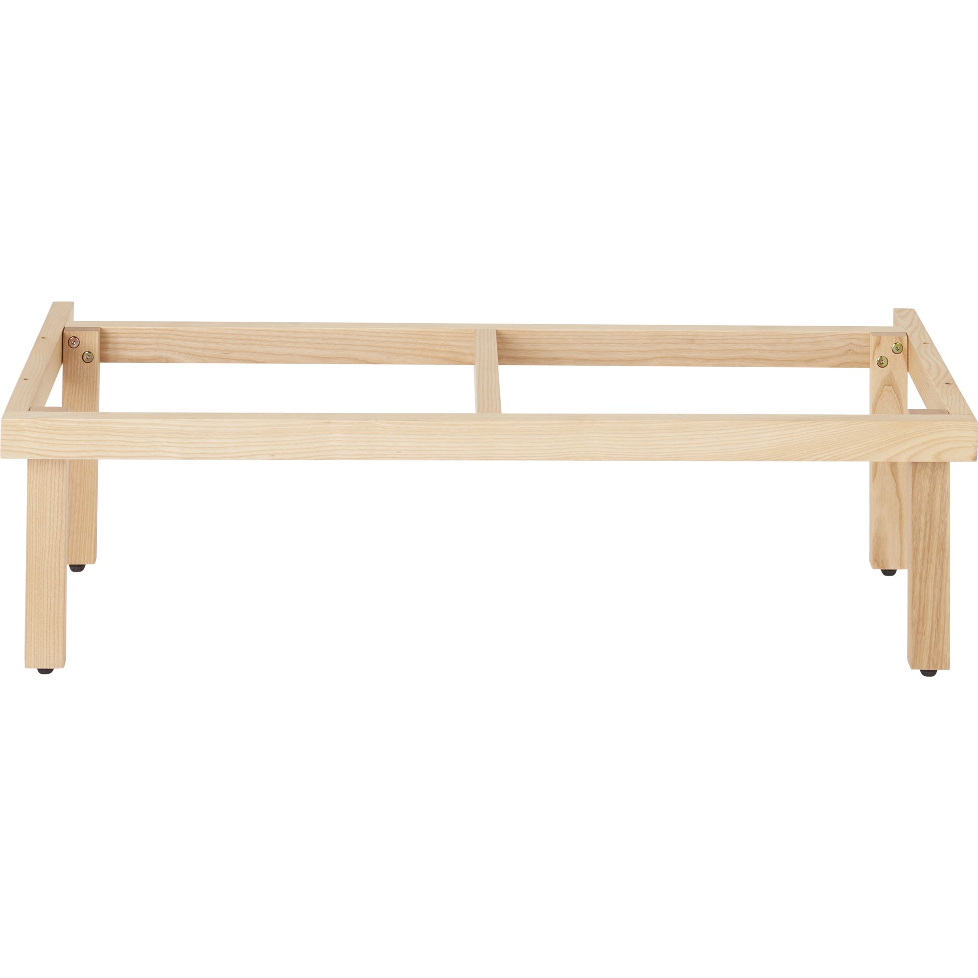 GoodHome Adriska Natural Ash Vanity unit feet (H)260mm (W)1000mm