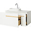 GoodHome Adriska Wall-mounted Vanity unit (H) 480mm (W) 1000mm