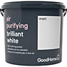 GoodHome Air purifying Brilliant white Matt Emulsion paint, 5L