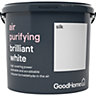 GoodHome Air purifying Brilliant white Silk Emulsion paint, 5L