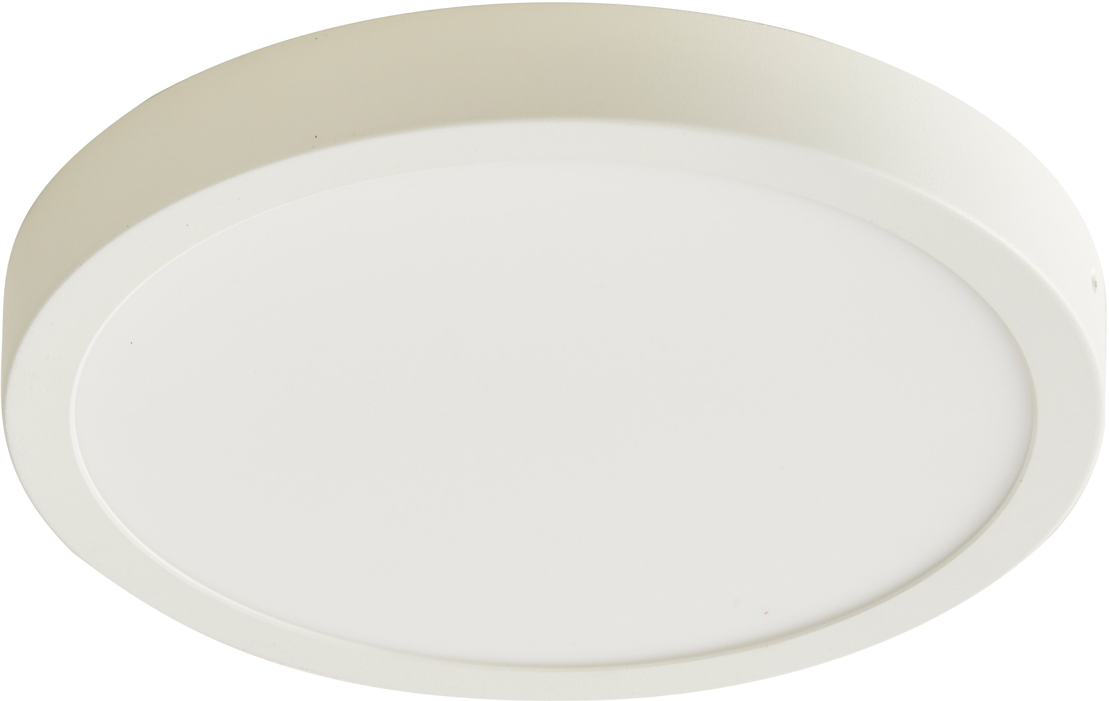 Angoon Round Metal plastic White Glitter effect LED Ceiling