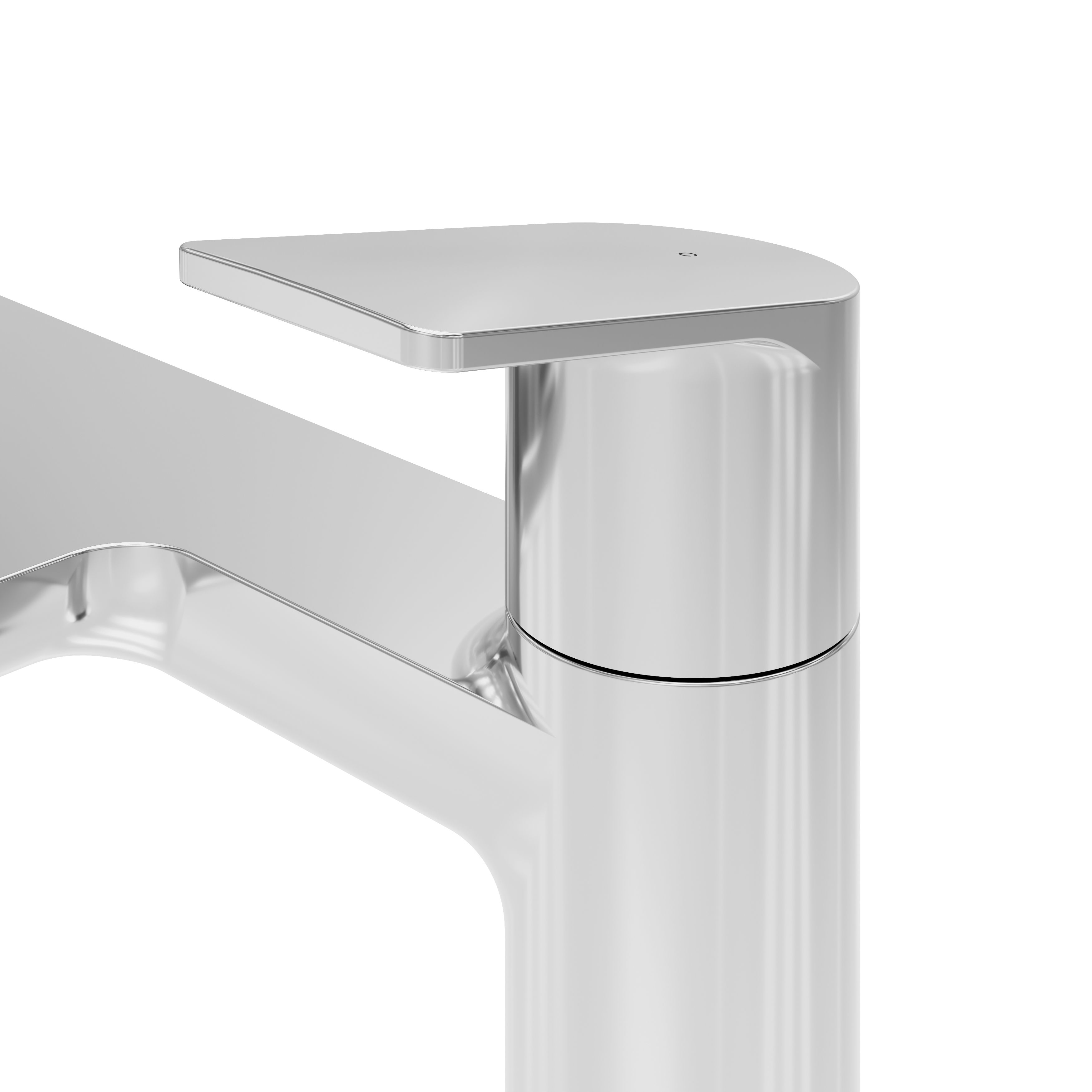 GoodHome Ajeeta Gloss Chrome effect Deck-mounted Manual Single Bath Filler Tap - 5