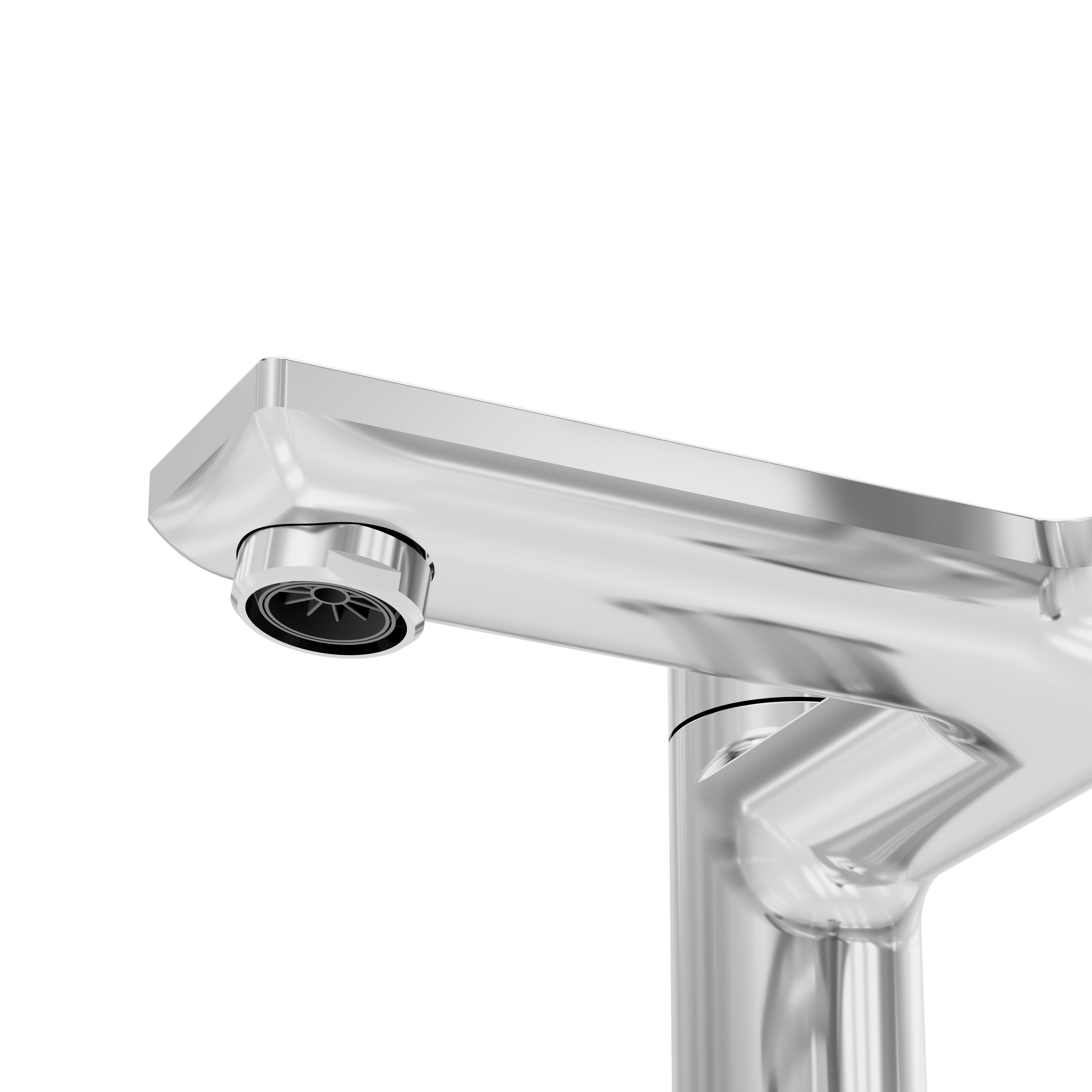 GoodHome Akita Gloss Chrome effect Deck-mounted Manual
