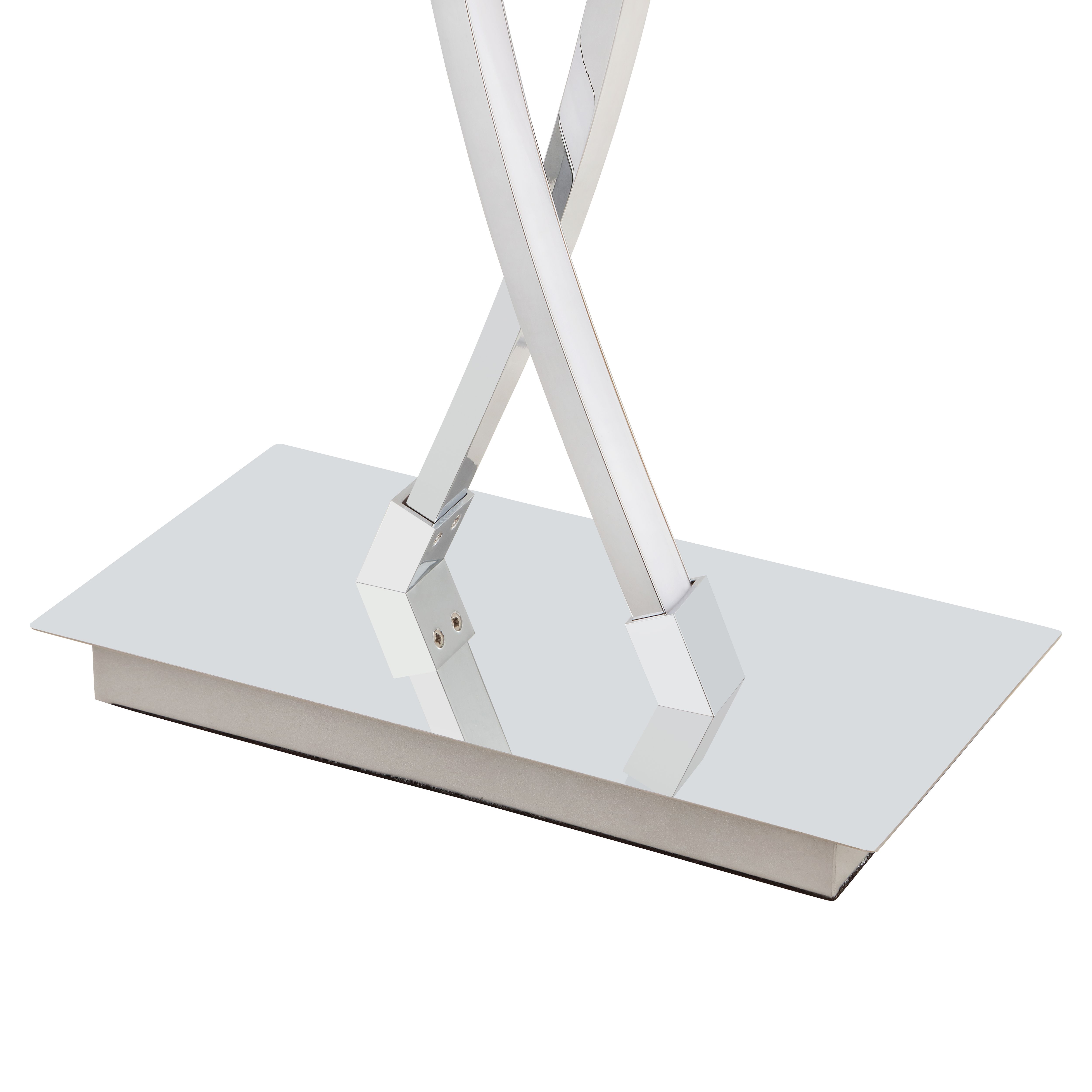 GoodHome Alani Chrome effect LED Floor light