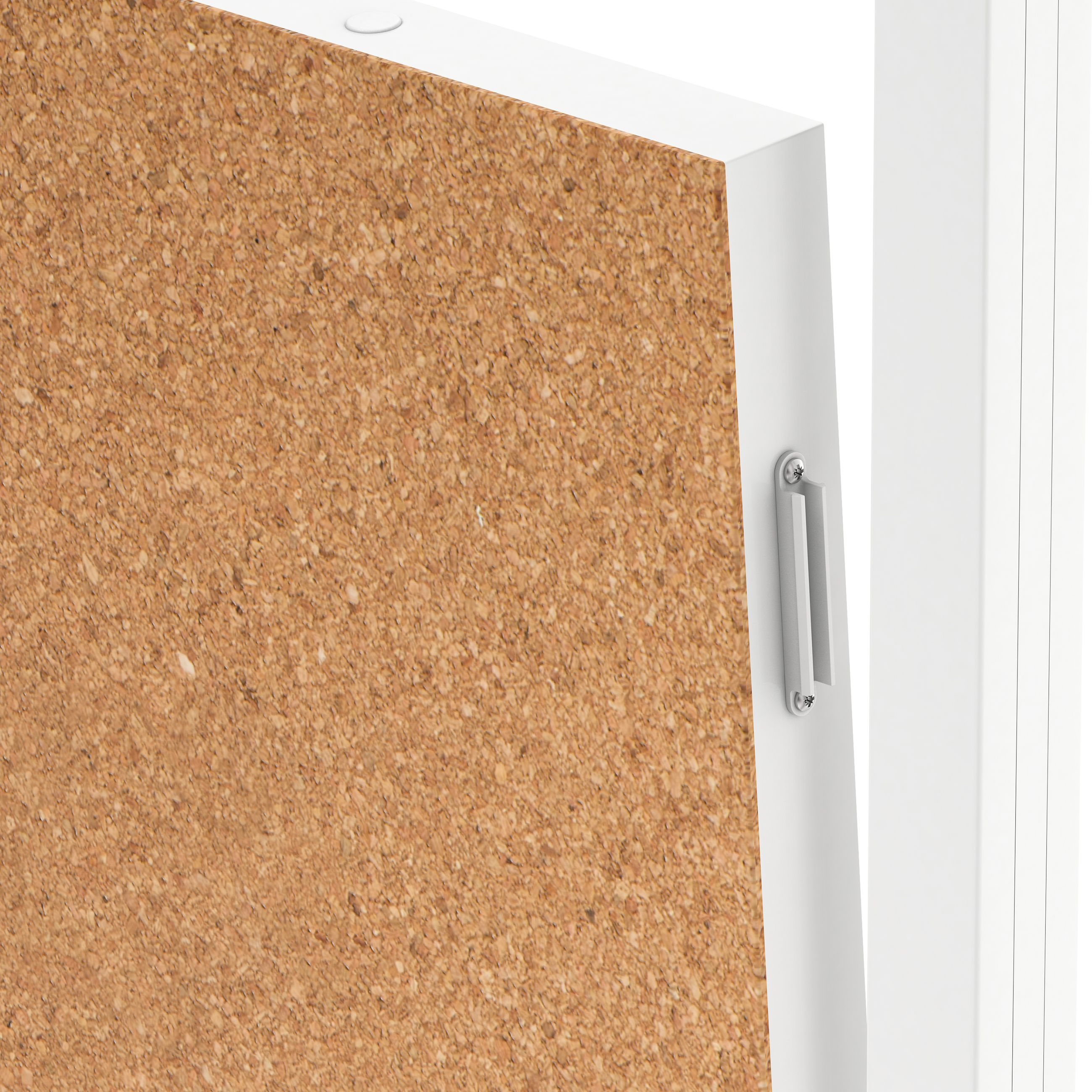 GoodHome Alara Cork & white Modular Room divider panel (H)0.5m (W)1m