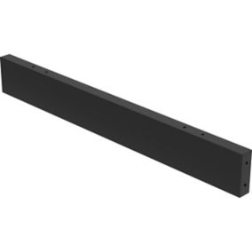 GoodHome Alara Industrial black Modular Room divider panel (H)0.13m (W)1m