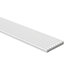 GoodHome Alara Matt White Adhesive Partition panel strip (W) 4cm x (L) 100cm