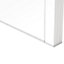 GoodHome Alara Matt White Adhesive Partition panel strip (W) 4cm x (L) 100cm
