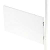 GoodHome Alara White Modular Room divider panel (H)0.5m (W)1m