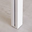 GoodHome Alara White Room divider post extender (H)0.5m (W)0.04m