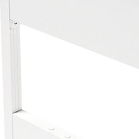 GoodHome Alara White Room divider spacer kit (H)230mm (T)35mm