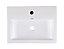 GoodHome Albena Gloss White Rectangular Counter top Basin (W)54cm
