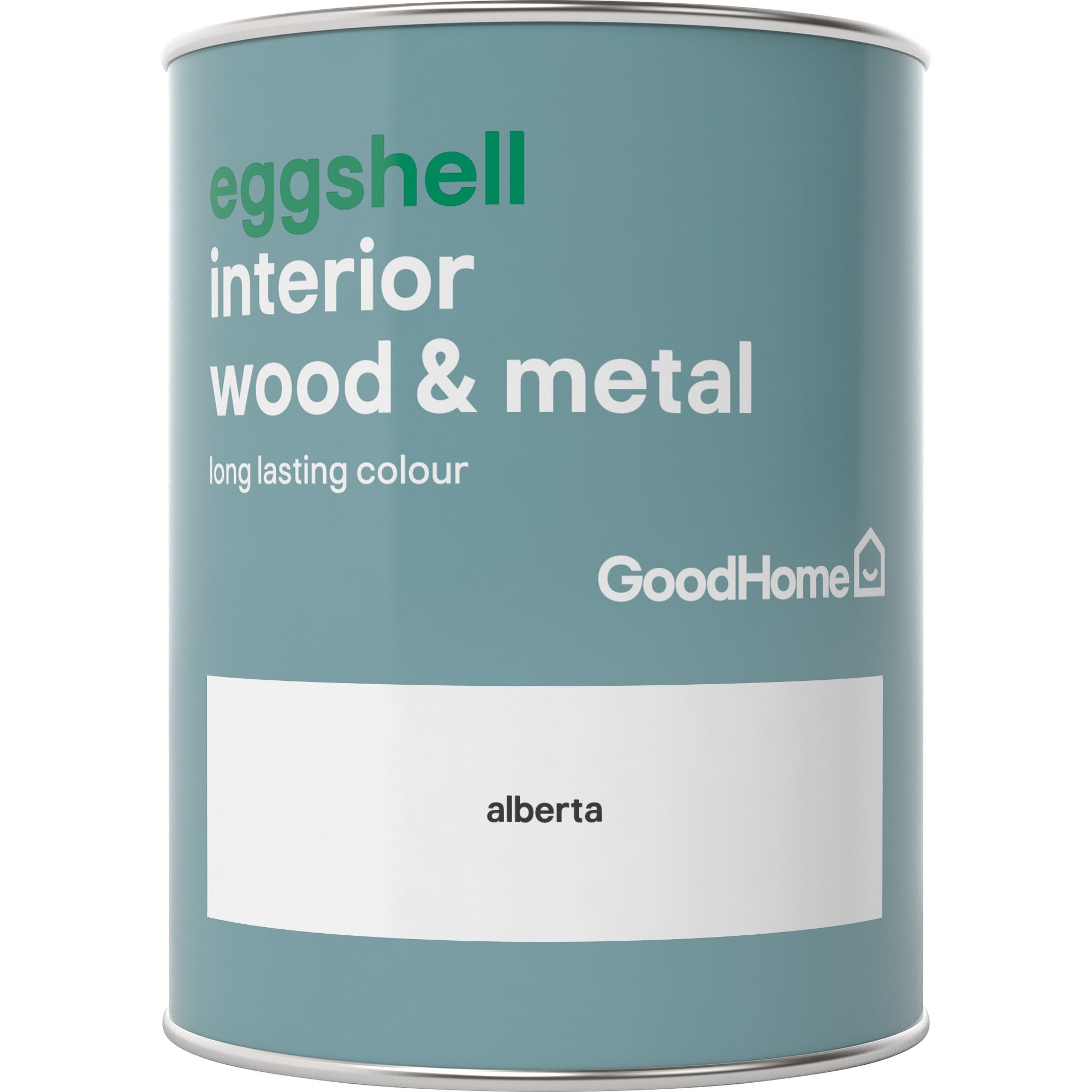 GoodHome Alberta Eggshell Metal & wood paint, 750ml