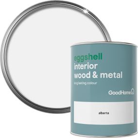 GoodHome Alberta Eggshell Metal & wood paint, 750ml