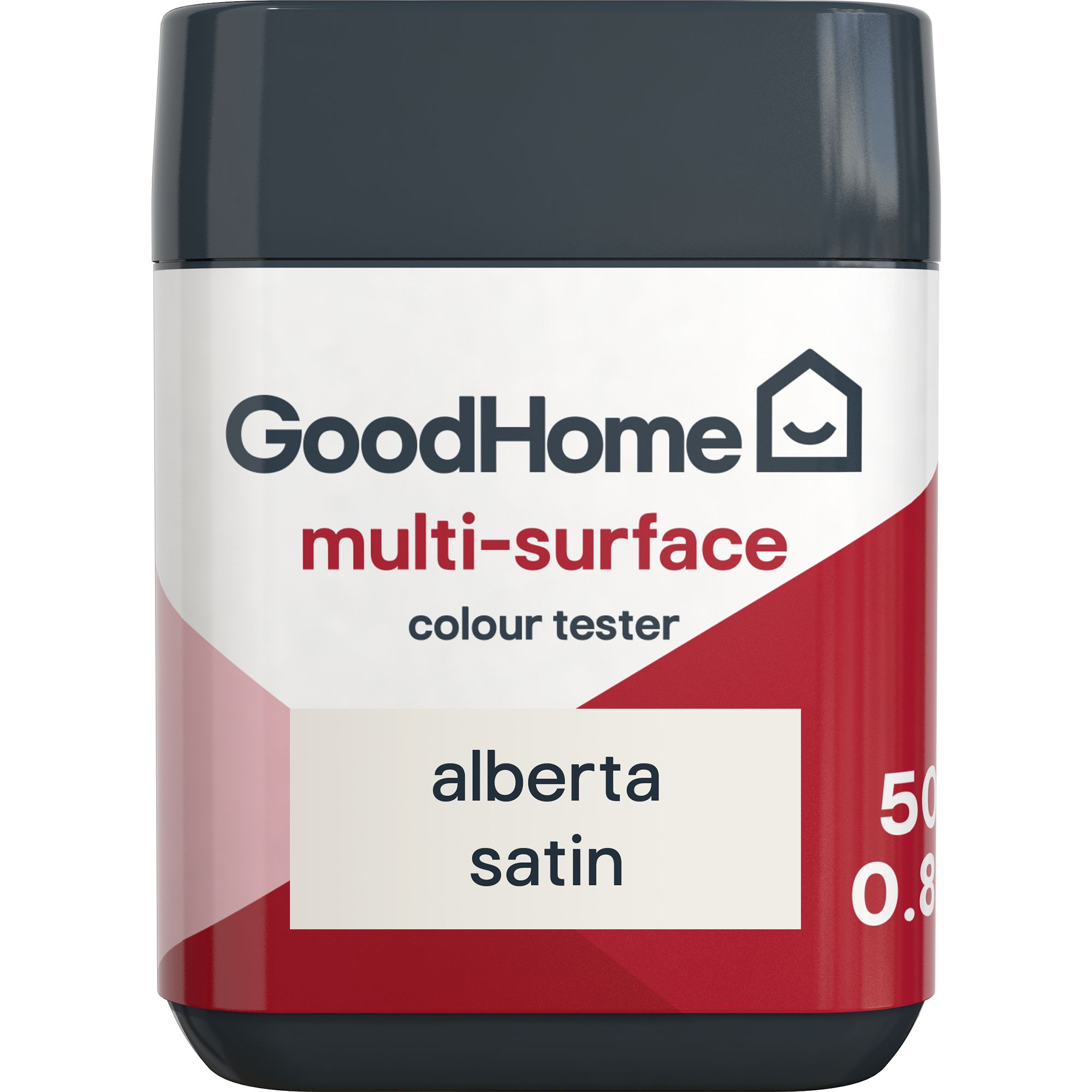 GoodHome Alberta Satin Multi-surface paint, 50ml Tester pot