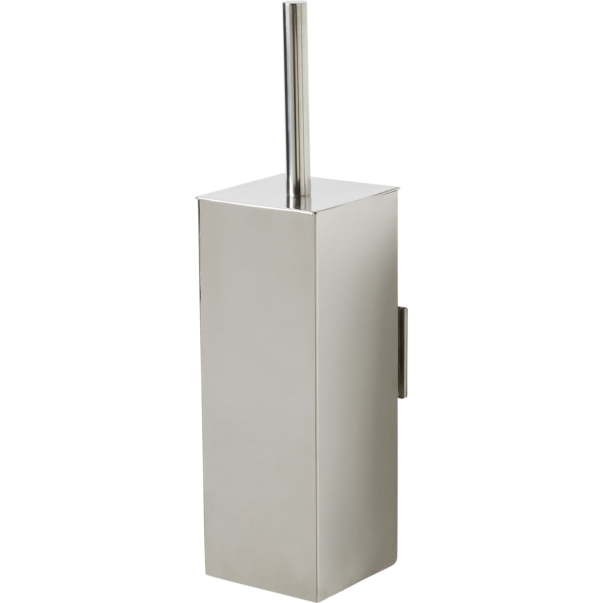 Silver toilet deals brush holder