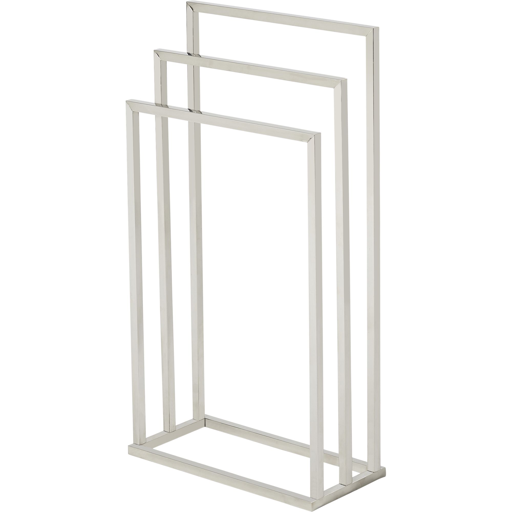 GoodHome Alessano Silver effect Chrome-plated Freestanding Towel stand  (W)450mm | DIY at Bu0026Q