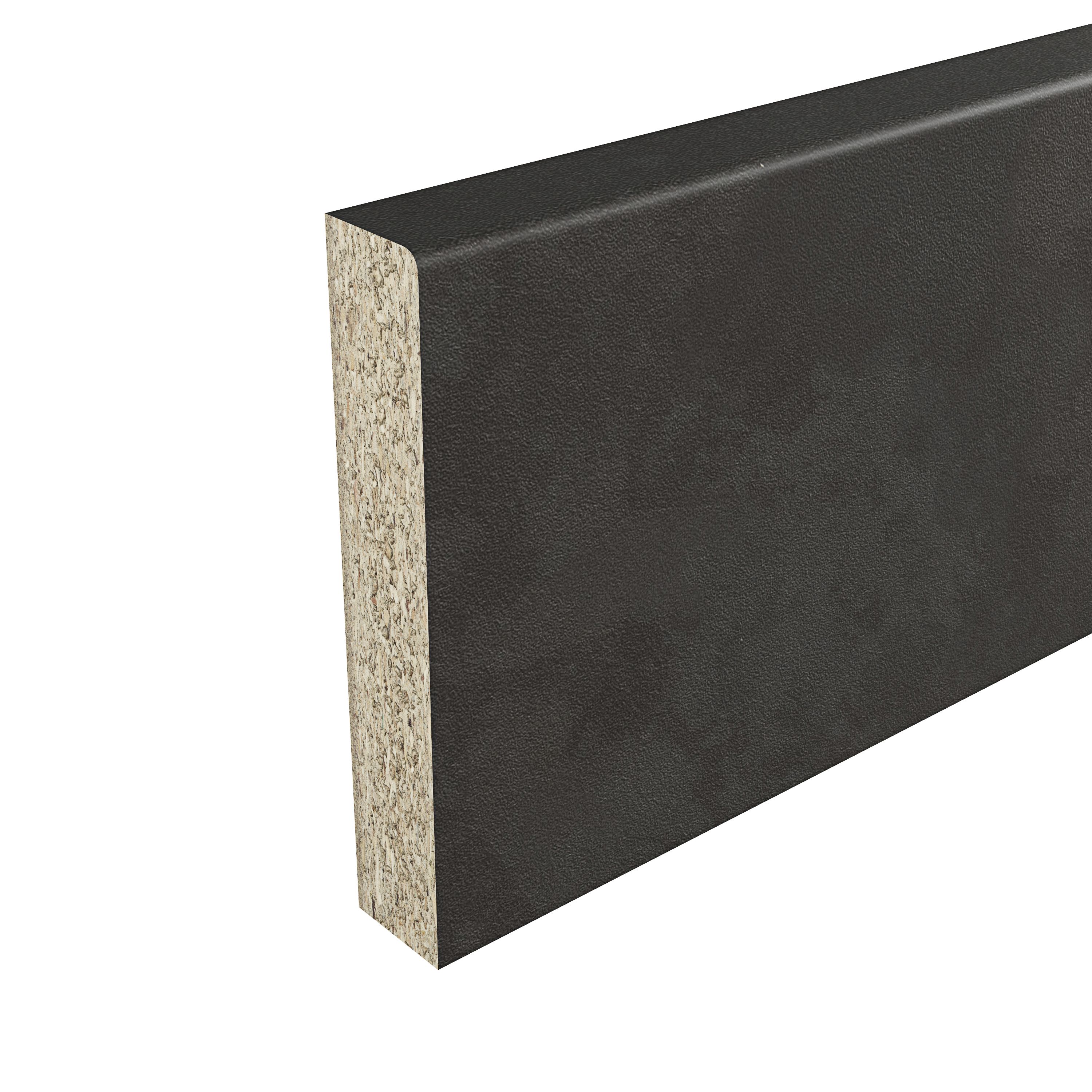 GoodHome Algiata Matt Blue Slate effect Laminate & particle board Upstand (L)3000mm - 3