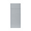 GoodHome Alisma High gloss grey Door & drawer, (W)300mm (H)715mm (T)18mm