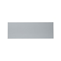 GoodHome Alisma High gloss grey Drawer front, bridging door & bi fold door, (W)1000mm (H)356mm (T)18mm
