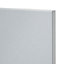 GoodHome Alisma High gloss grey Drawer front, bridging door & bi fold door, (W)1000mm (H)356mm (T)18mm