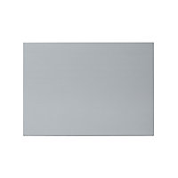 GoodHome Alisma High gloss grey Drawer front, bridging door & bi fold door, (W)500mm (H)356mm (T)18mm