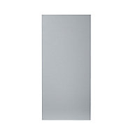 GoodHome Alisma High gloss grey slab 70:30 Larder/Fridge Cabinet door (W)600mm (T)18mm