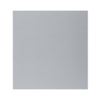 GoodHome Alisma High gloss grey slab Appliance Cabinet door (W)600mm (H)626mm (T)18mm