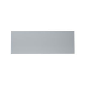 GoodHome Alisma High gloss grey slab Drawer front, bridging door & bi fold door, (W)1000mm (H)356mm (T)18mm