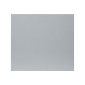 GoodHome Alisma High gloss grey slab Drawer front, bridging door & bi fold door, (W)400mm