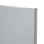 GoodHome Alisma High gloss grey slab Drawer front (W)800mm, Pack of 3