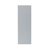 GoodHome Alisma High gloss grey slab Highline Cabinet door (W)250mm (H)715mm (T)18mm